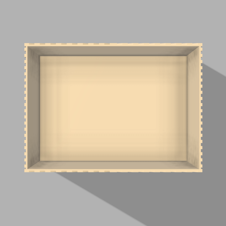 5x7" Rectangular Striped Box